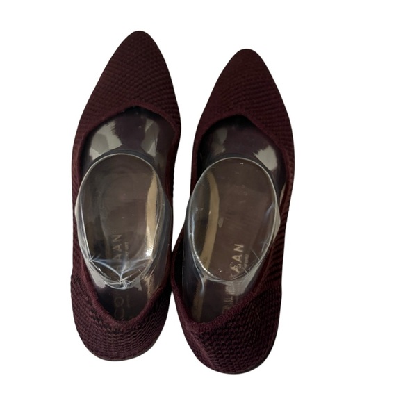 HEM leather black point toe slides. - Picture 3 of 13